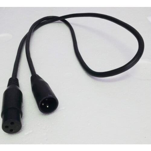 Hot sale 15pcs/lot 1 Meter length 3-pin signal connection DMX cable for stage lights led par light stage light accessories