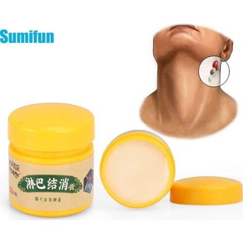 20g Lymphatic Medical Ointment Lymph Gland Neck Anti-Swelling Herbs Cream Armpit Lymph Nodes Thyroid Plaster Health Care P0224