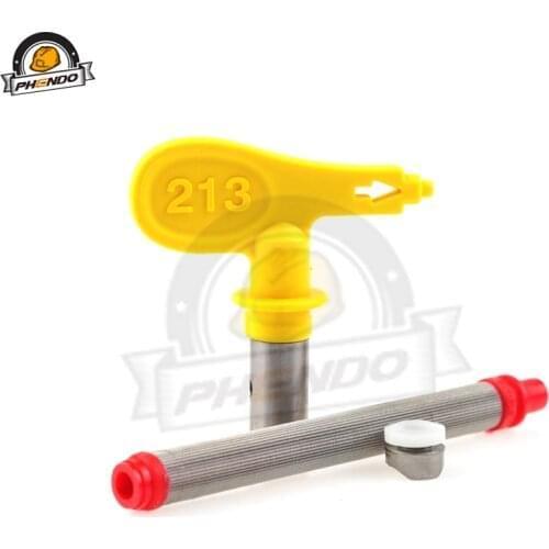 PHENDO TradeTip 3 Spray Tip for Airless guns Precision Spray Nozzle 109 211 213 415 517 619 621 Airless Nozzle Holder FW3 Tip