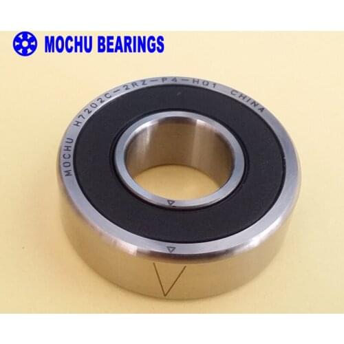 1PCS 7202 H7202C 2RZ P4 HQ1 15x35x11 Sealed Angular Contact Bearings Speed Spindle Bearings CNC ABEC-7 SI3N4 Ceramic Ball