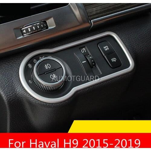Car Headlight Adjustment Decorative Frame Headlight Adjustment Decorative Ring Stickers Car Supplies For Haval H9 2015-2019