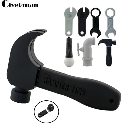 Adjustable Wrench Model USB 2.0 Flash Memory Stick 8GB 16GB 32GB 64GB 128GB Pendrive Tool Hammer Creativo USB Flash Drive