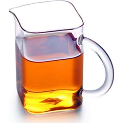 Handmade Heat-resisting Glass Teapot Mug 250ml,cha Hai Gongdao Teacup Fair Mug,kung Fu Tea Cups Teaset Gongdao Bei Tea Cup