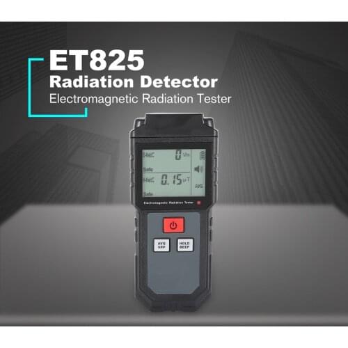 ET825 Electromagnetic Radiation Tester Wave Radiation Detector EMF Meter Portable Practical Ultraviolet Light Gas Detection