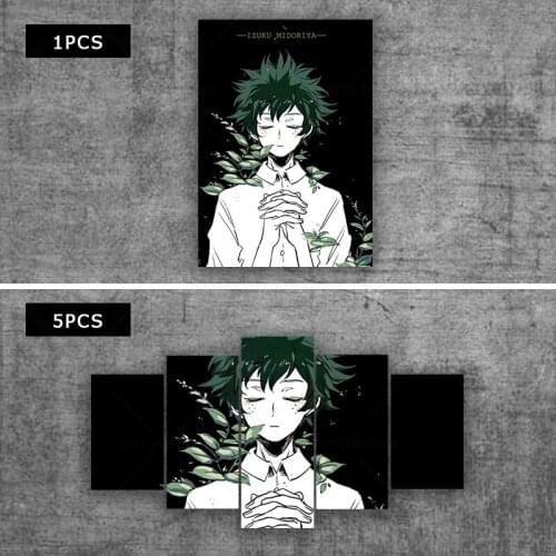 Japanese Anime My Hero Academia Poster Pictures Comics Wall Art Canvas Painting For Bedroom Living Room Home Decoration Cuadros