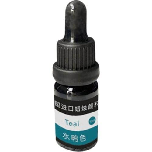 NICEFurniture 10ml Liquid Epoxy Dye Soybean Wax Pigment DIY Handmade Soap Scented Candle Coloring Colorants Jewelry Making