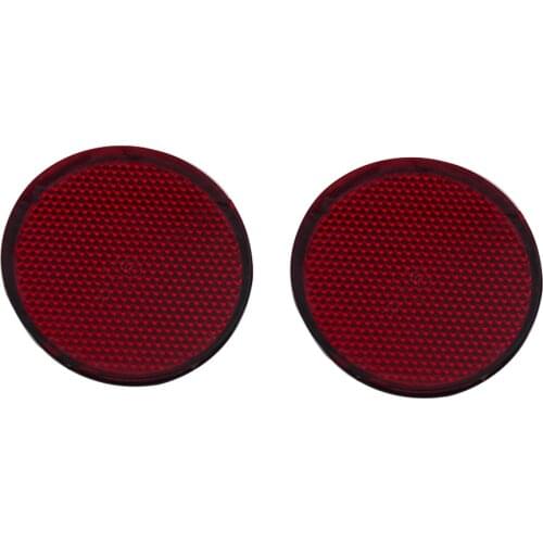 1 Pair Replacement for For NISSAN DUALIS Qashqai J10 2008-2015 Red Rear Right Left Bumper Reflector