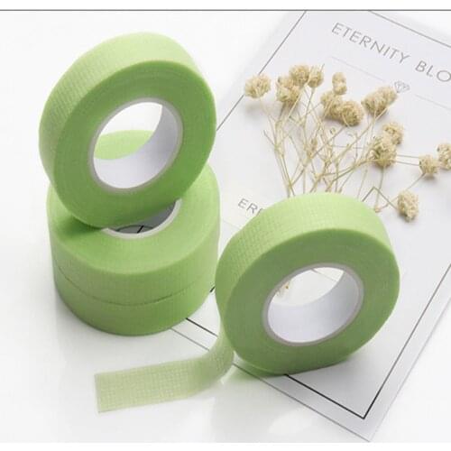 1 Roll Non-Woven Anti-Allergy False Eyelash Extension Tape Eyelid Tape Easy Tear Eye Tapes for Grafting Fake Lash Eyeliner Tapes