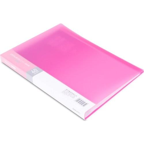 1pcs 5164-40 pages of students' test paper folder information office fashion color multi page folder folder test paper