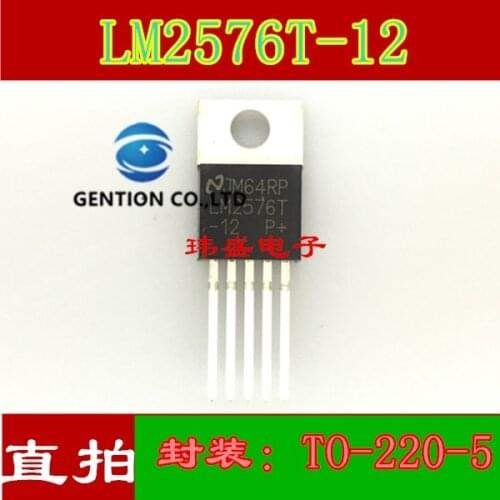 10PCS LM2576T-12 12V TO-220-5 in stock 100% new and original
