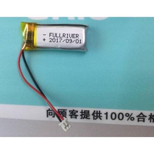 10PCS 431233 Remote Battery New Li Polymer Rechargeable Batterie Replacement ICPP431233 3.7V 125mAh+Track Code