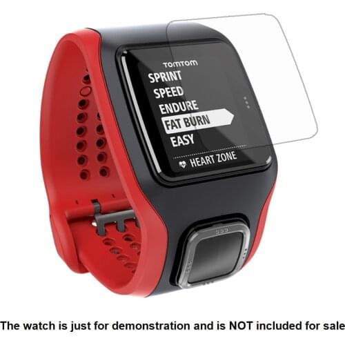 3x Clear LCD Screen Protector Guard Cover Shield Film Skin for TomTom Multi-Sport Cardio Accessories