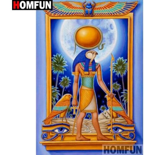 HOMFUN 5D Diamond Painting Full Drill Diamond Embroidery "Religious figure" Picture Of Rhinestone Handmade Home Decor A27396