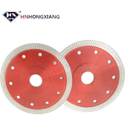 HNHONGXIANG Diamond Saw Blade 4.5In Hot Pressed Sintered Mesh for Marble Machine, Angle Grinder, Electric Grinder Cutting Disc