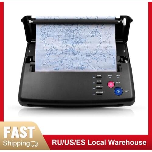 Tattoo Transfer Stencil Machine Copier Printer Drawing Thermal Stencil Maker Copier for Tattoo Transfer Paper Supply