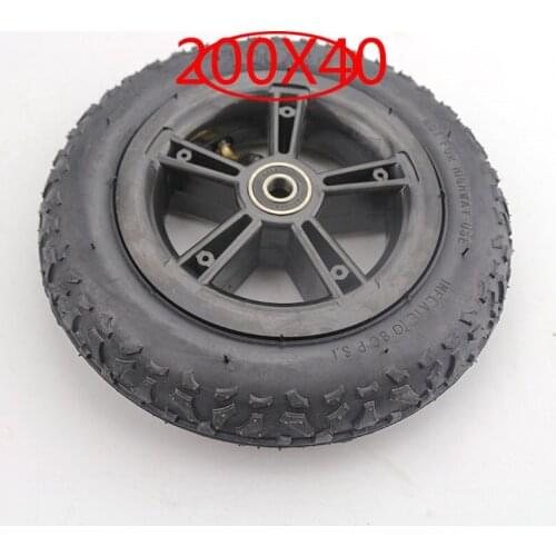 Free shipping 8 inch rubber tyre 200X40 folding bicycle tyre Electric Scooter motorcycle accessories babys car tires