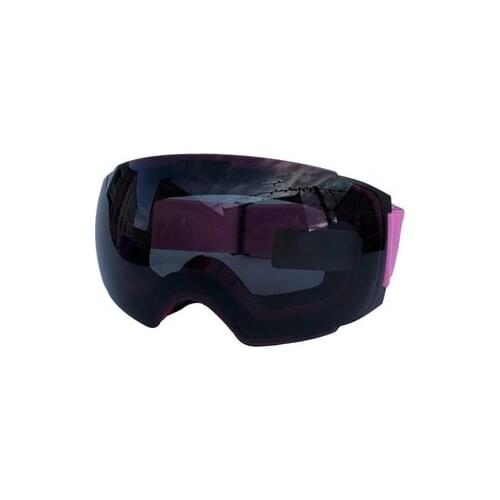 2019 magnetic absorption large spherical double-layer anti fog and short sight ski mirror