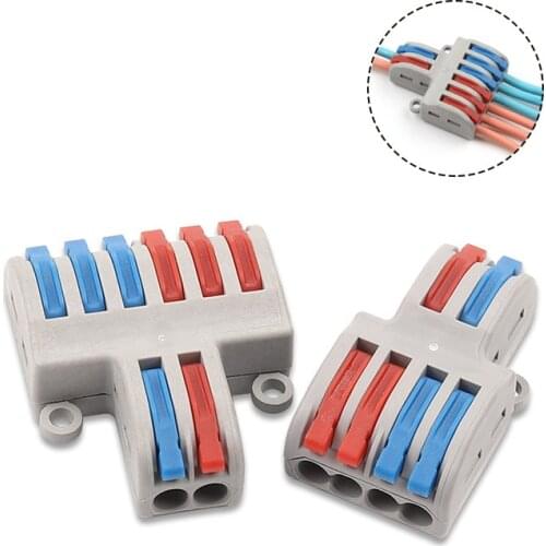 Fast Mini Wire Connector Universal Cable Wiring Connector Push-in Conductor Terminal