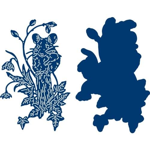 Flower Tree Trails Die Cutting Dies Scrapbook Diary Decoration Stencil Ebossing Template DIY Greeting Card Make Albums 2021