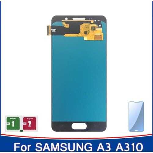 ORIGINAL SUPER AMOLED 4.7'' LCD For SAMSUNG Galaxy A3 2016 A310 A310F A3100 LCD Display with Touch Screen Digitizer Assembly