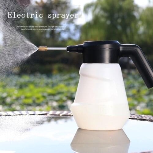 New USB Charging electric sprayer watering can lithium battery rechargeable waterproof household watering pot 2L watering can