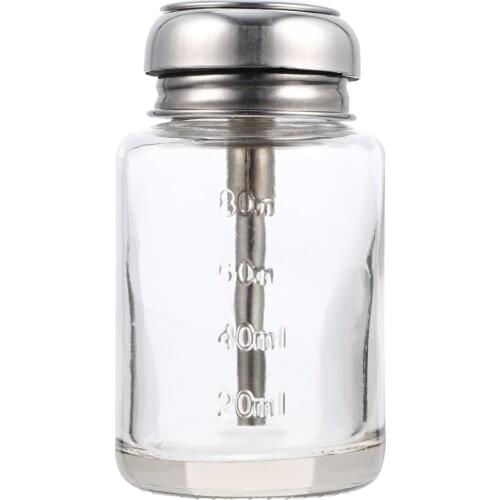 100ml Empty Alcohol Dispenser Bottle Cosmetic Nail Polish Remover Storage Bottle