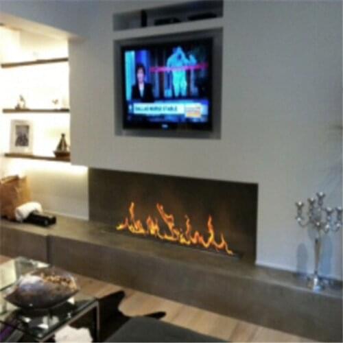 Inno-Fire 30 inch silver or black real fire wifi intelligent auto bioethanol fireplaces