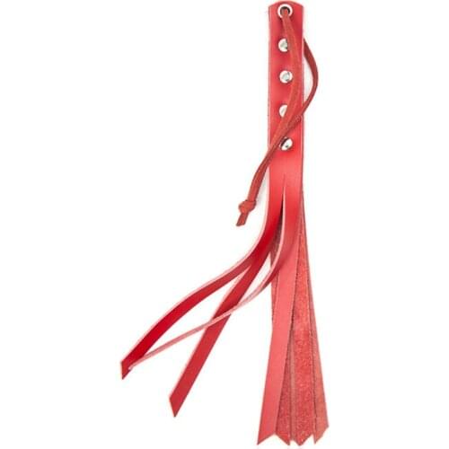 Small PU Leather Fetish Bondage Sex Whip Flogger Bdsm Sex Toys for Couples Women Spanking Paddle Sexy Policy Knout Adult Games