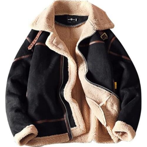 Mens thick coats warm clothes original lapel casual jacket jaqueta masculina black grey brown British trendy male plus size