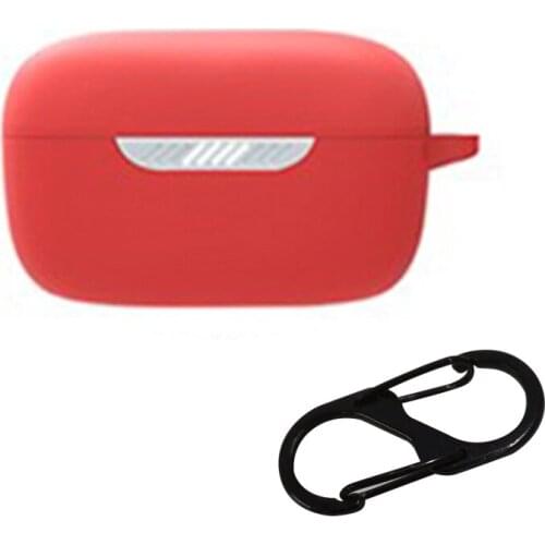 Anti-fall Soft Silicone Case Compatible with-J-BL LIVE FREE NC Wireless Earbud Charging Case Anti-drop Protective Case