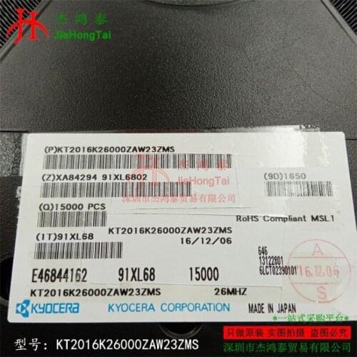 100% New&original KT2016K26000ZAW23ZMS KYOCERA In Stock