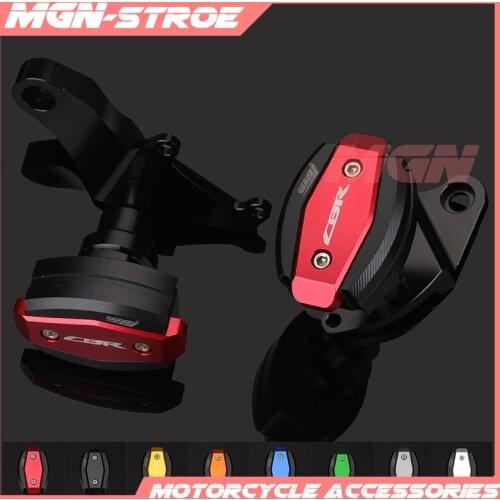 Motorcycle CNC Crash Pad Frame Slider Protection Guard For CBR500 R CBR500R CBR 500R 2013 2014 2015 13 14 15