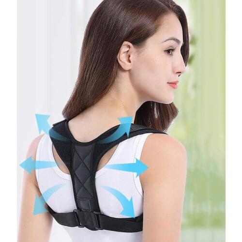 Adjustable Back Posture Corrector Clavicle Spine Back Shoulder Lumbar Brace Support Belt Posture Correction Unisex