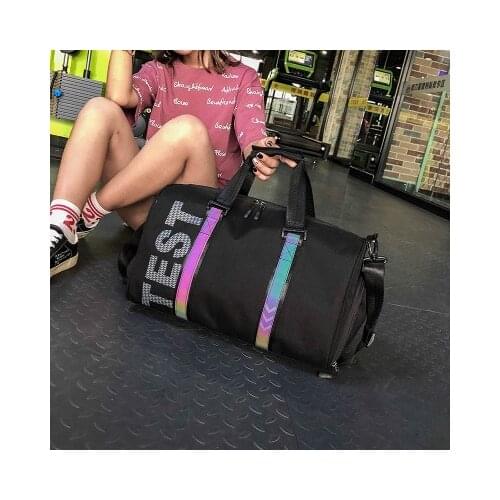 2020 Male Folding Travel Bag Large Duffle Independent Shoes Storage Big Fitness Bags Handbag Bag Luggage Shoulder Bag for women