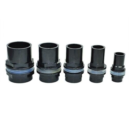 5pcs/Lot Aquarium Pipe Connector 20/25/32/40/50MM Fish Tank Water Joint PVC Waterproof Connectors Water Tank Fitting Pipe AT014
