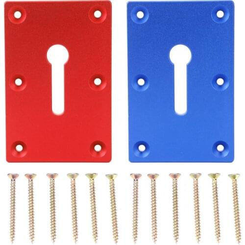 Aluminum Alloy Woodworking Table Fixture Locking Pliers Mounted Plate Fixing Tool