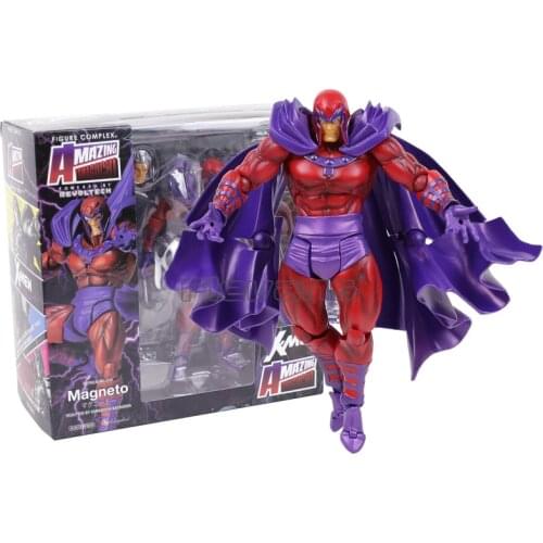 Amazing Yamaguchi Revoltech Series NO.006 Magneto PVC Action Figure Collectible Model Toy