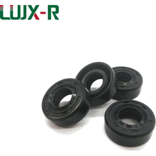 LUJX-R TC 5pcs Oil Seal Black Nitrile Shaft Sealing Gasket Radial With Steel Rubble Ring 10x17x5/10x18x7/10x19x5/10x19x7-26x8mm