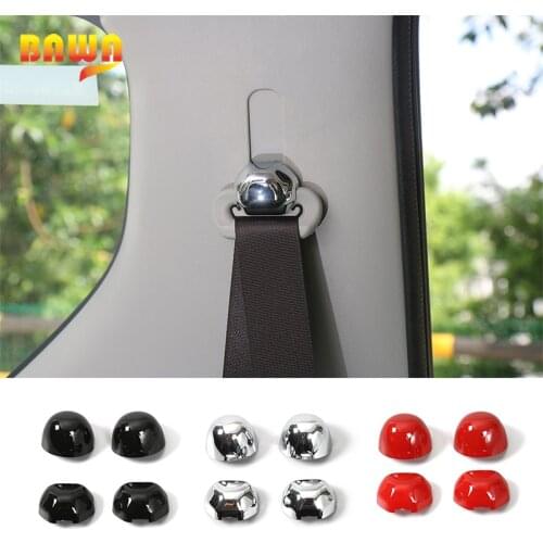BAWA Interior Mouldings for Suzuki Jimny 2015-2017 ABS Seat Belt Cap Cover Decoration Stickers for Suzuki Jimny