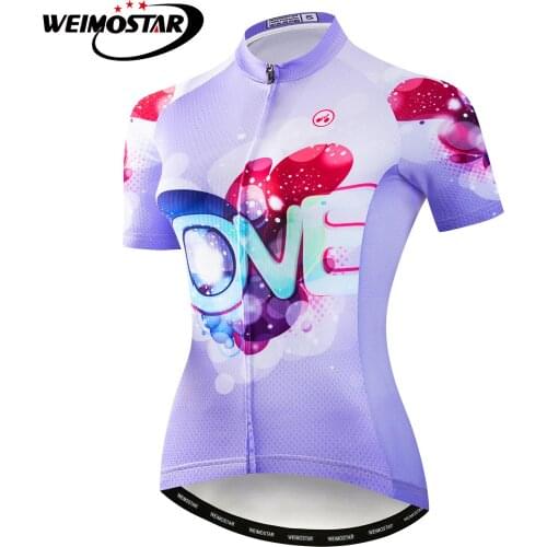 Weimostar cycling jersey quick dry Women sports Racing MTB ropa ciclismo Outdoor Summer Bike Jersey Shirt Tops bicycle Wear