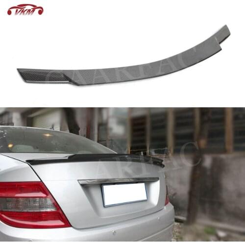 Carbon Fiber Rear Boot Spoiler Wings For Benz W204 C180 C200 C260 C280 C300 Spoiler 2008-2014 Car Boot External Decoration
