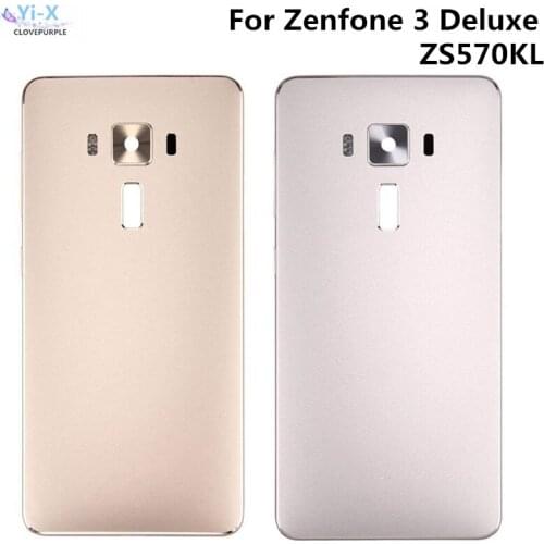 Rear Battery Cover Housing For ASUS Zenfone 3 Deluxe ZS570KL Z016D Back Battery Cover Case with Camera Lens Replacement Parts