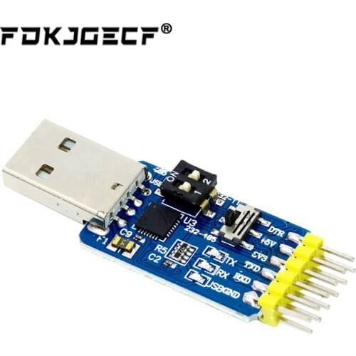 1PCS CP2102 USB to UART TTL RS232 USB TTL to RS485 Mutual Convert 6 in 1 Convert Module Serial Adapter for Arduino