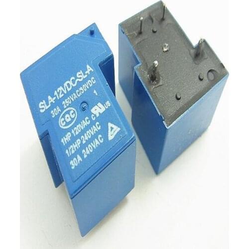 Free shipping 10pcs/lot SLA-12VDC-SL-A SLA-12VDC 12V 30A 4Pin T90 Power Relay