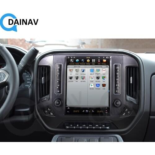 12.1 inch PX6 Android Car Radio Player For Chevrolet Silverado GMC SIERRA 2014 - 2019 Car GPS Navigation DSP stereo head unit