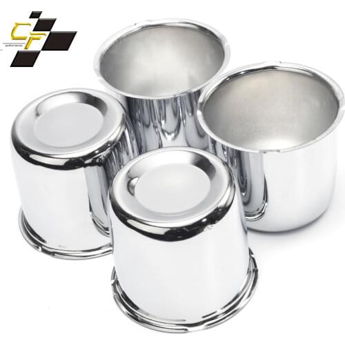 4pcs Chrome Push Through Center Caps for 2.95" Center Bore Auto Truck or Trailer Wheels and Rims B07KWDVYMV 010959