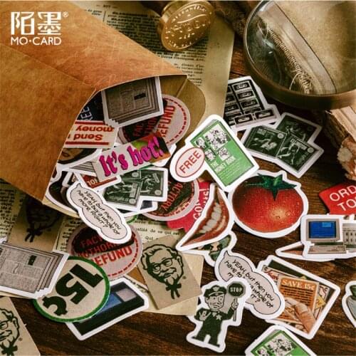 45pcs Flower Wall Sticker Decals For Room Decoration Wallpaper Stickers Murals Tape DIY Decorative Label Stationery Tapes