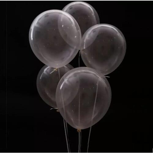 5/10/12/18Pcs Transparent Balloons Latex Balloon for Baby Shower Wedding Birthday Party Decor 2.8g Latex Globos Helium Ballons