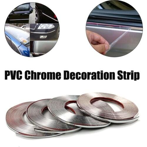 Car Accessories Chrome Body Strip For Citroen C1 C2 C3 C4 C5 C6 C8 C4L Elysee Xsara CACTUS DS3 DS4 DS5 DS5LS DS6