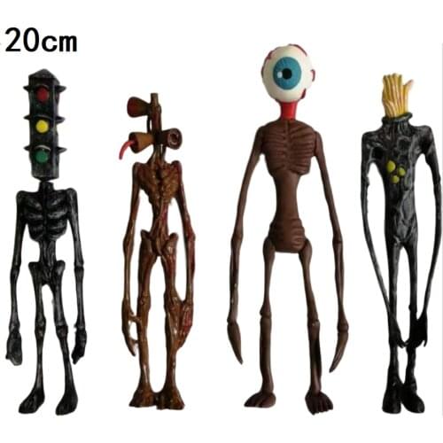 Big 20cm Siren Head Action Figure Toy Sirenhead Figure Horror Model Doll Have Light Sculpture Shy Guy Urban Legend Foundation Sc